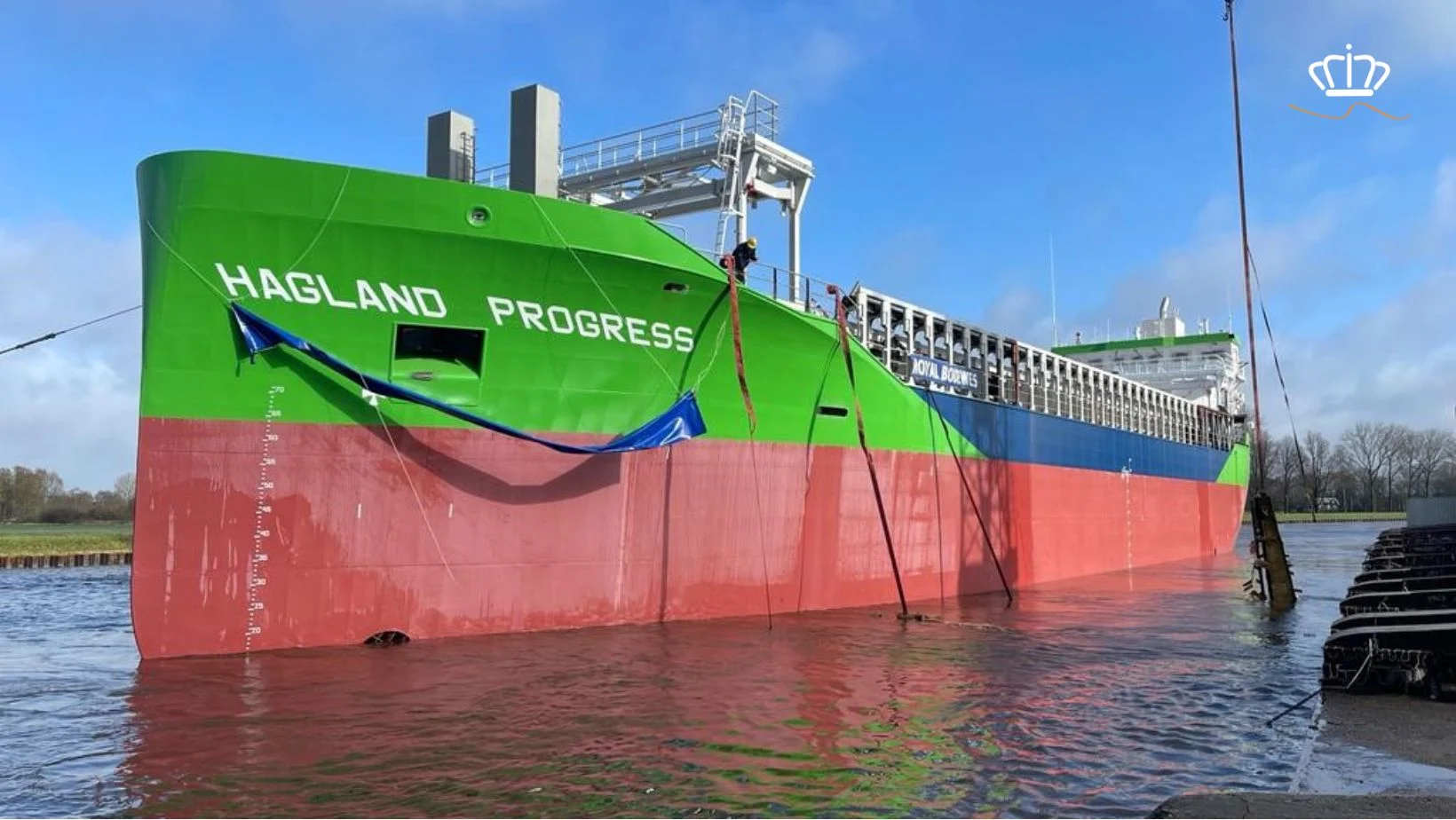 Hagland’S 2Nd Battery-Hybrid Bulker Hits The Water 1